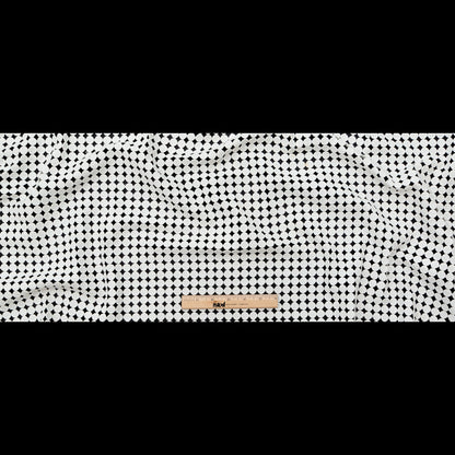 Cotton Guipure Lace - White Geometric Full