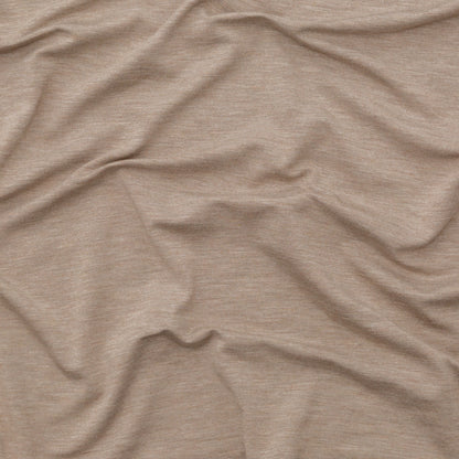 Italian Heather Taupe Stretch Viscose Jersey
