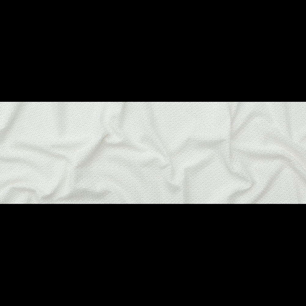 Rag & Bone White Polyester Chiffon with Cotton Embroidered Circles Full