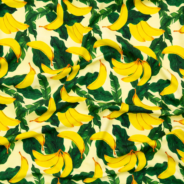 Bananas and Leaves Caye UV Protective Compression Swimwear Tricot with Aloe Vera Microcapsules