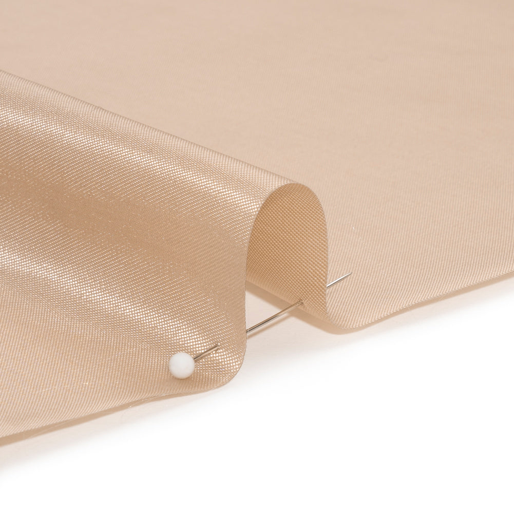 Acetate Twill Lining - Dark Sand - Granada Collection Folded