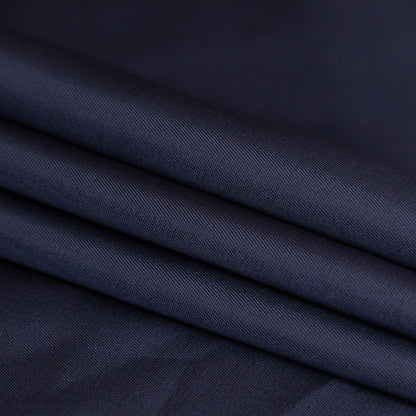 Acetate Twill Lining - Navy Blue - Granada Collection Detail