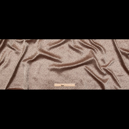 Ants Jacquard Lining - Taupe Folded
