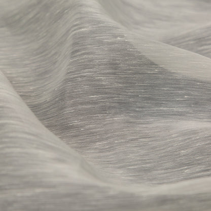 Italian Bone White Metallic Screen Linen Detail