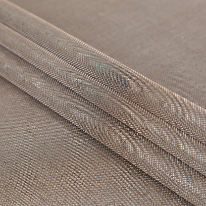 Italian Metallic Silver and Black Knit Pique Detail