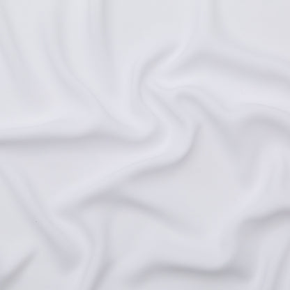 Italian Optic White Polyester Crepe