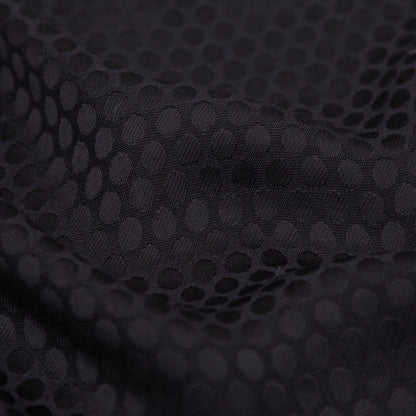 Black Circles Rayon Jacquard Detail