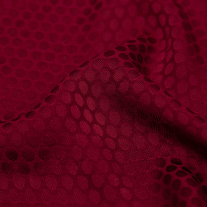 Wine Circles Rayon Jacquard Detail