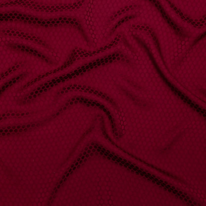 Wine Circles Rayon Jacquard