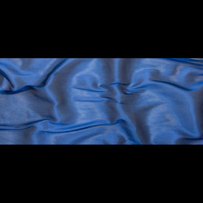 Metallic Scrim Lame - Royal Blue Folded