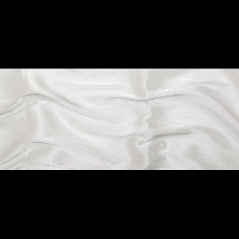 Metallic Scrim Lame - Silver Folded
