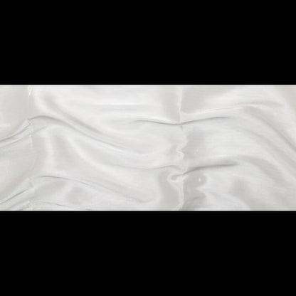 Metallic Scrim Lame - Silver Folded
