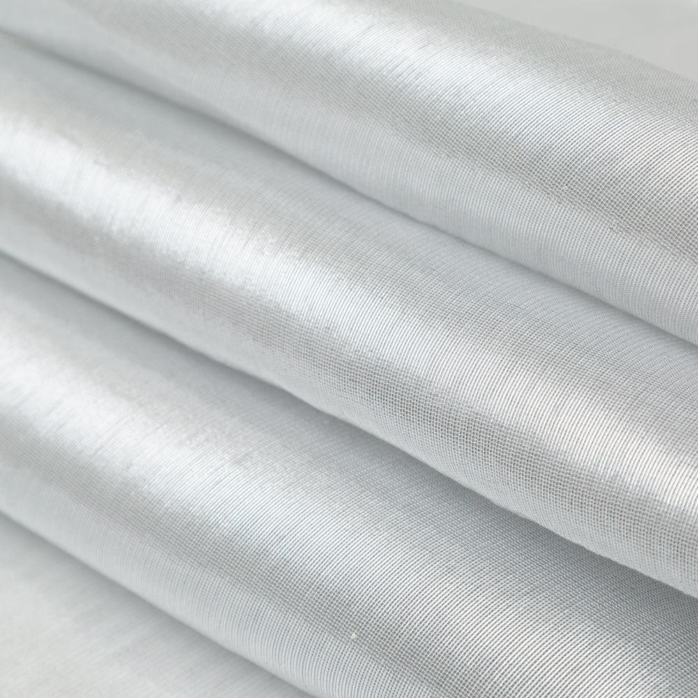 Metallic Scrim Lame - Silver Detail