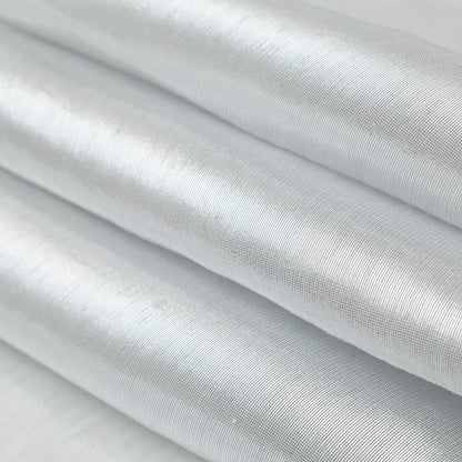 Metallic Scrim Lame - Silver Detail
