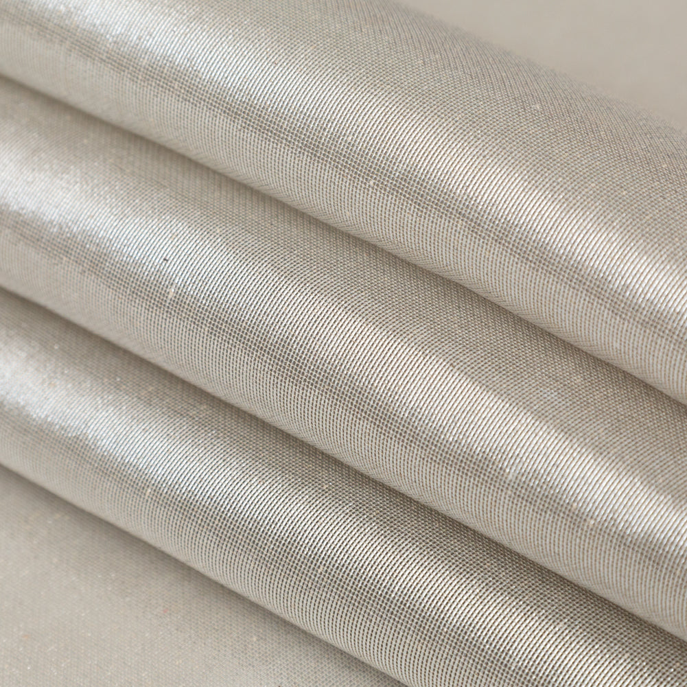 Metallic Scrim Lame - Beige Detail