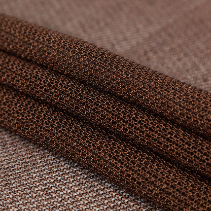 Metallic Faux Knit Chainmail - Brown Detail