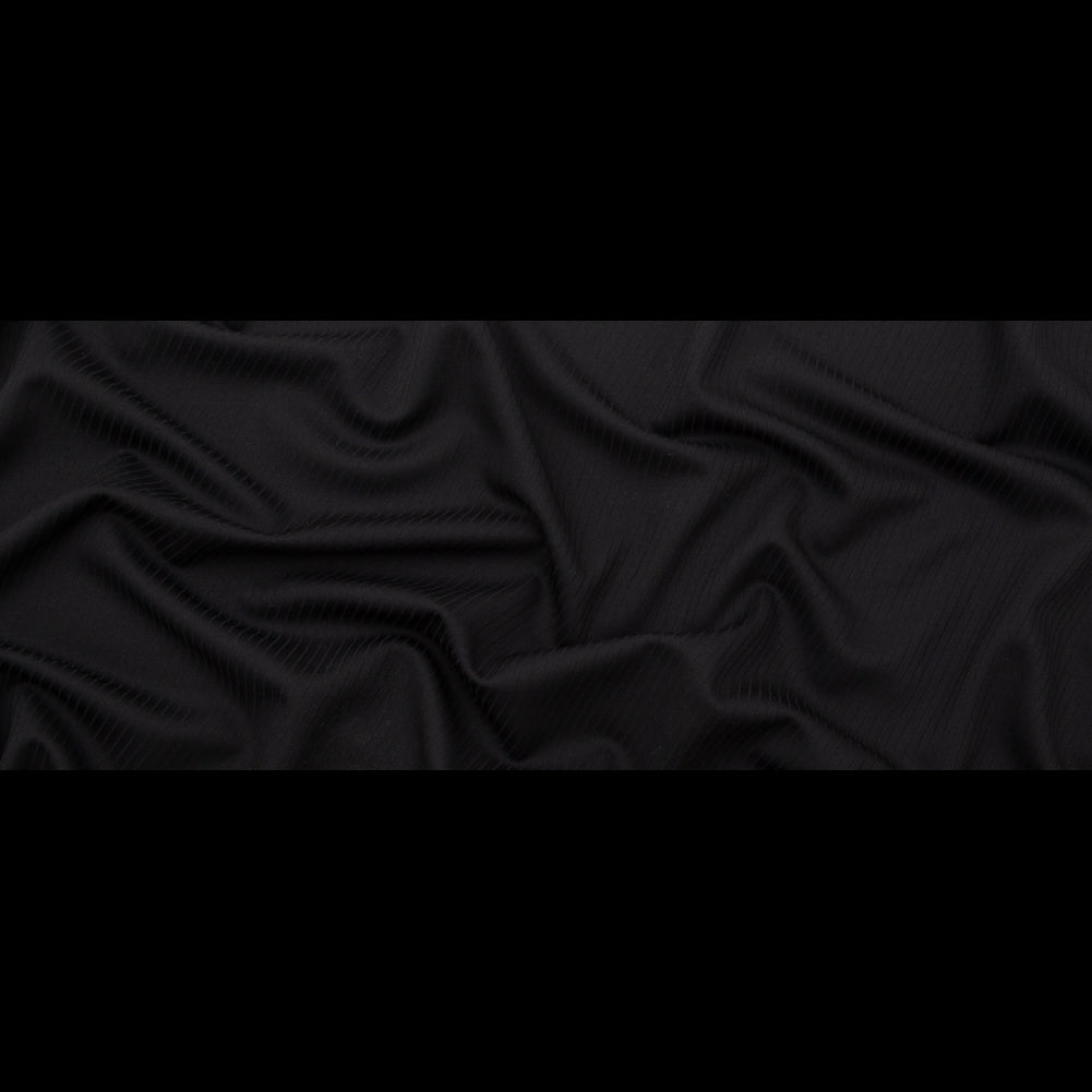 Helmut Lang Black Stretch Twill Wool Ottoman Full