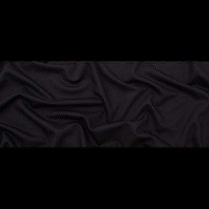 Helmut Lang Black Stretch Twill Wool Ottoman Full