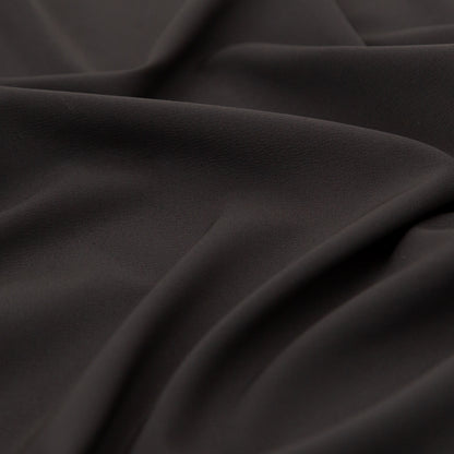 Theory Charcoal Stretch Polyester Crepe de Chine Detail