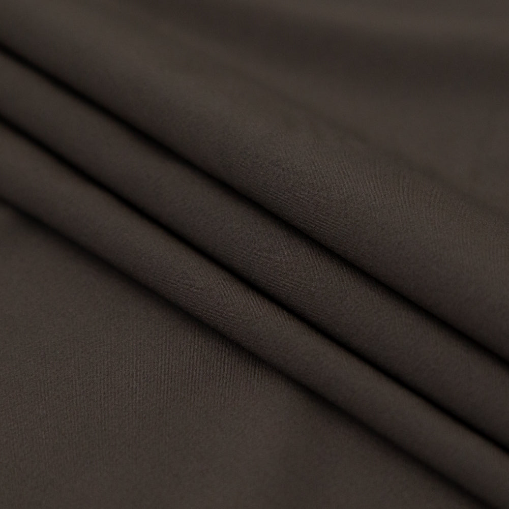 Theory Dark Cedar Stretch Polyester Crepe de Chine Folded