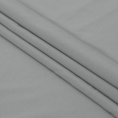 Theory Light Gray Stretch Polyester Crepe de Chine Folded