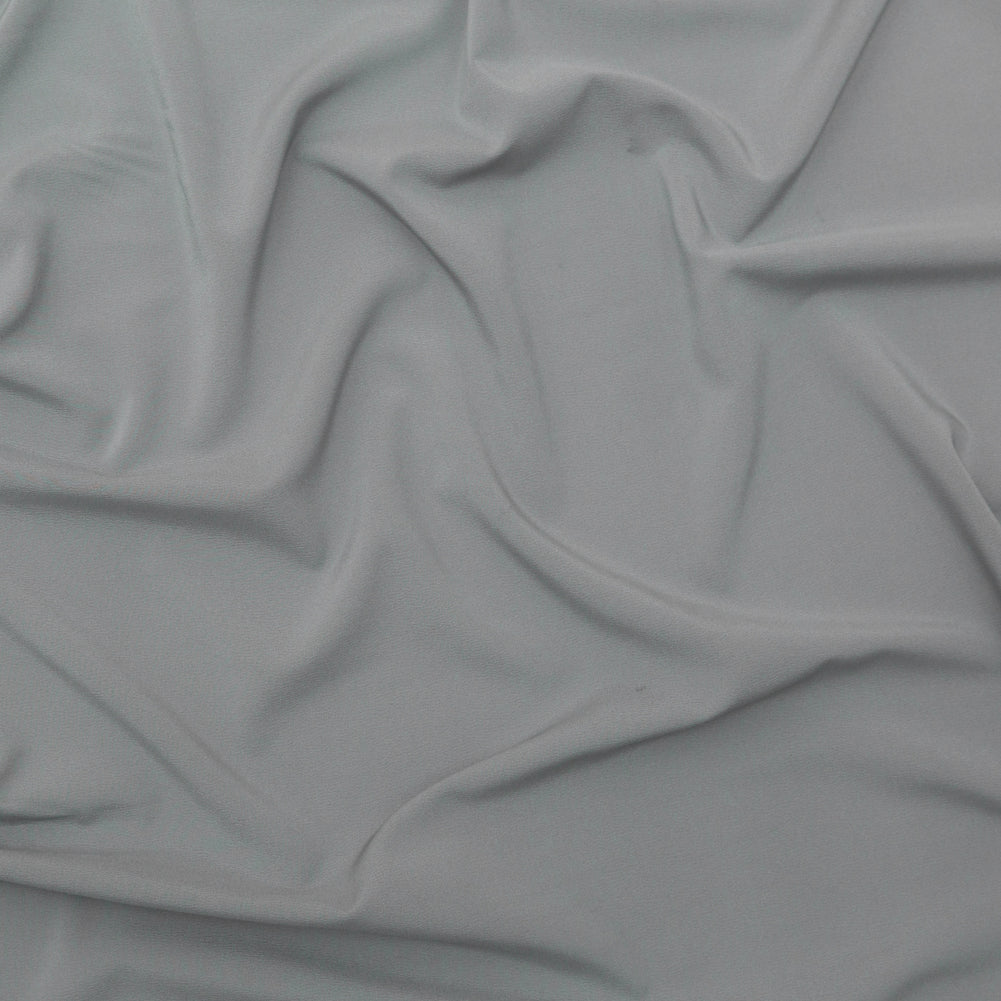 Theory Light Gray Stretch Polyester Crepe de Chine
