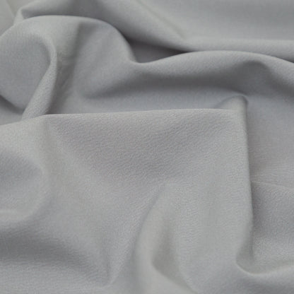 Theory Pearl Gray Stretch Polyester Crepe de Chine Detail