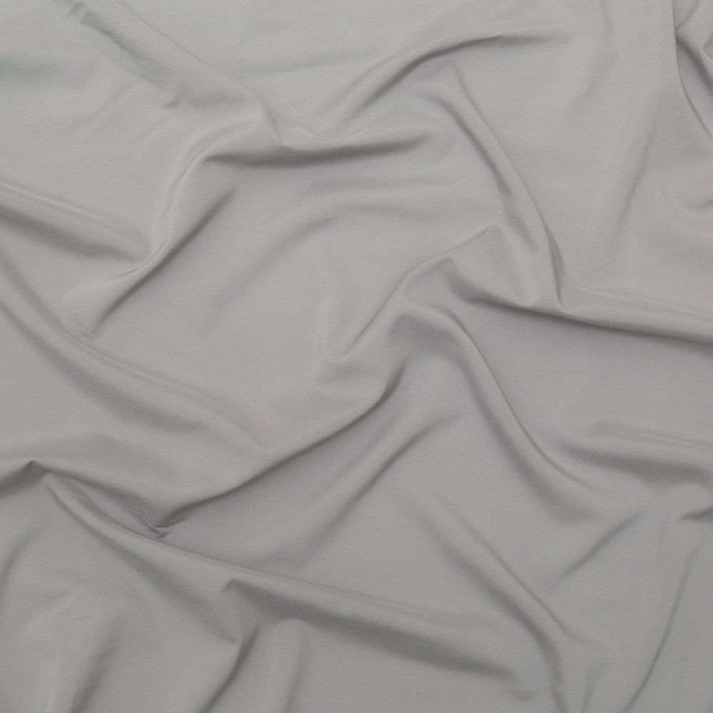 Theory Pearl Gray Stretch Polyester Crepe de Chine