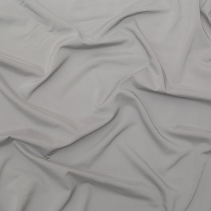 Theory Pearl Gray Stretch Polyester Crepe de Chine