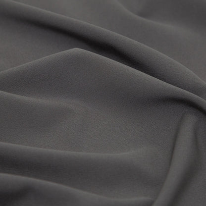 Theory Pewter Stretch Polyester Crepe de Chine Detail