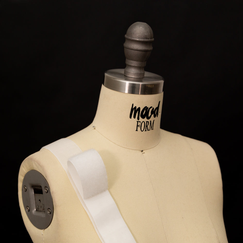 White Sticky Back VELCRO&reg; Brand Fastener - 1.5"