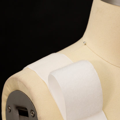 White Sticky Back VELCRO&reg; Brand Fastener - 2" Detail