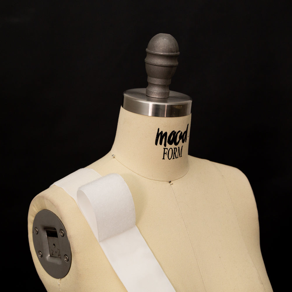 White Sticky Back VELCRO&reg; Brand Fastener - 2"