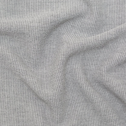 Italian Silver Ash Stretch Polyester Tweed