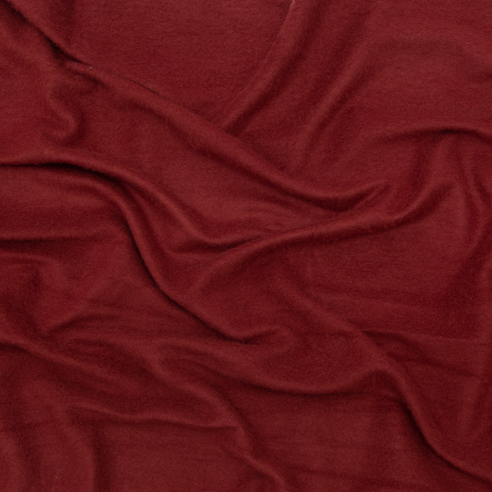 Italian Rust Stretch Knit Fleece