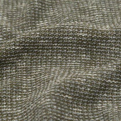 Italian Olive and White Heathered Stretch Knit Detail