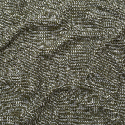 Italian Olive and White Heathered Stretch Knit