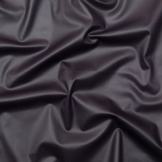 Italian Indigo Stretch Cotton Twill with a Waxy Laminate