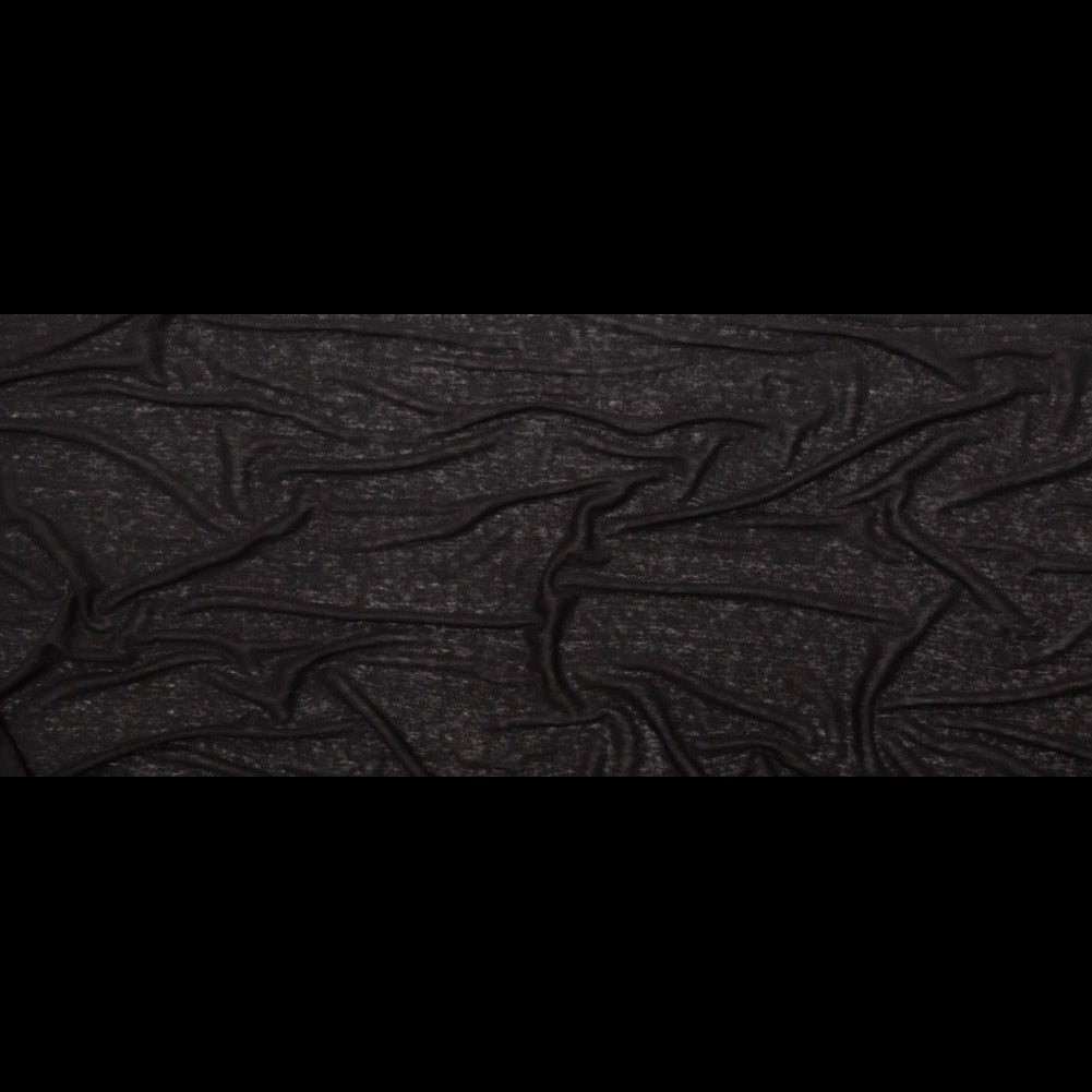 Linen Knit - Black - Castello Collection Folded