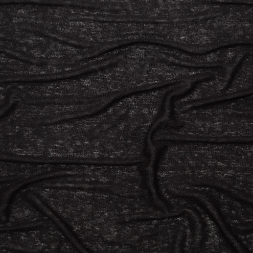 Linen Knit - Black - Castello Collection