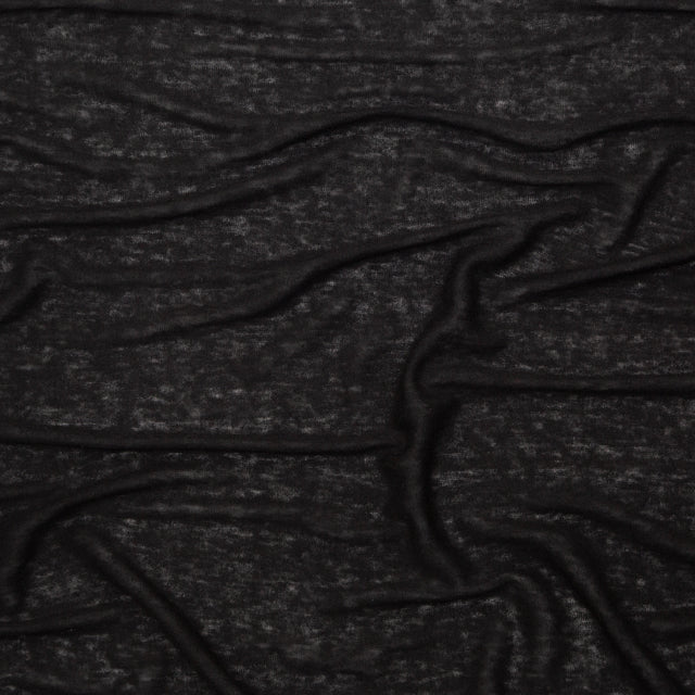 Linen Knit - Black - Castello Collection