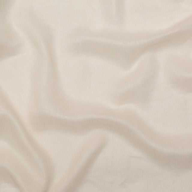 Linen Scrim with Metallic Foil - Gold on Ivory - Talatha Collection