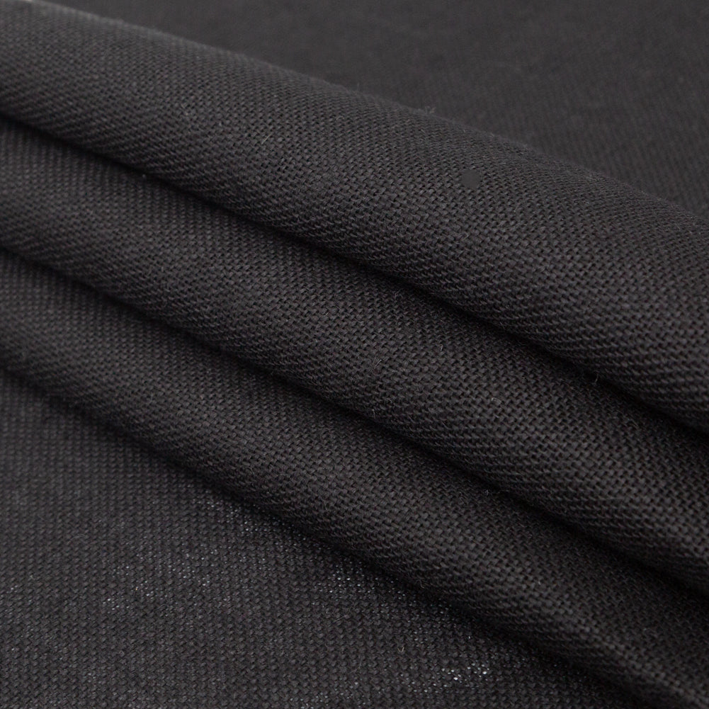 Altvan Black Heavyweight Linen Burlap Detail