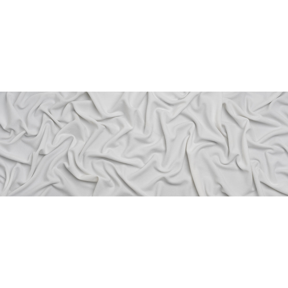 Stretch Liverpool Knit - White - Evangeline Collection - Full