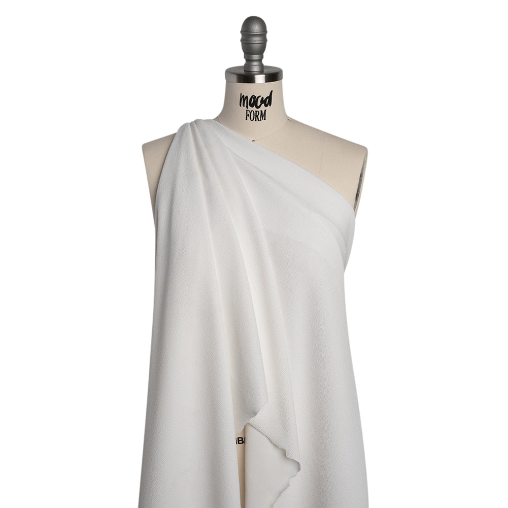 Stretch Liverpool Knit - White - Evangeline Collection - Drape