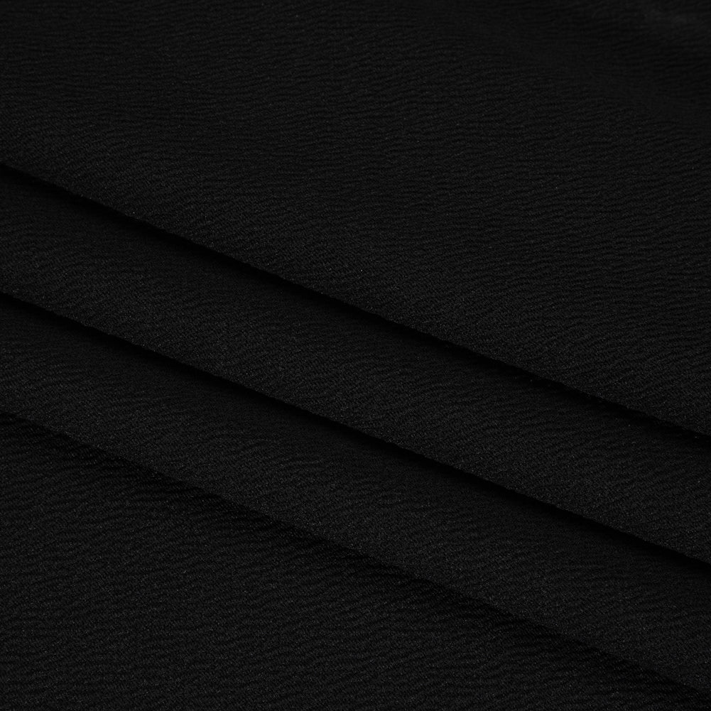 Stretch Liverpool Knit - Black - Evangeline Collection - Folded