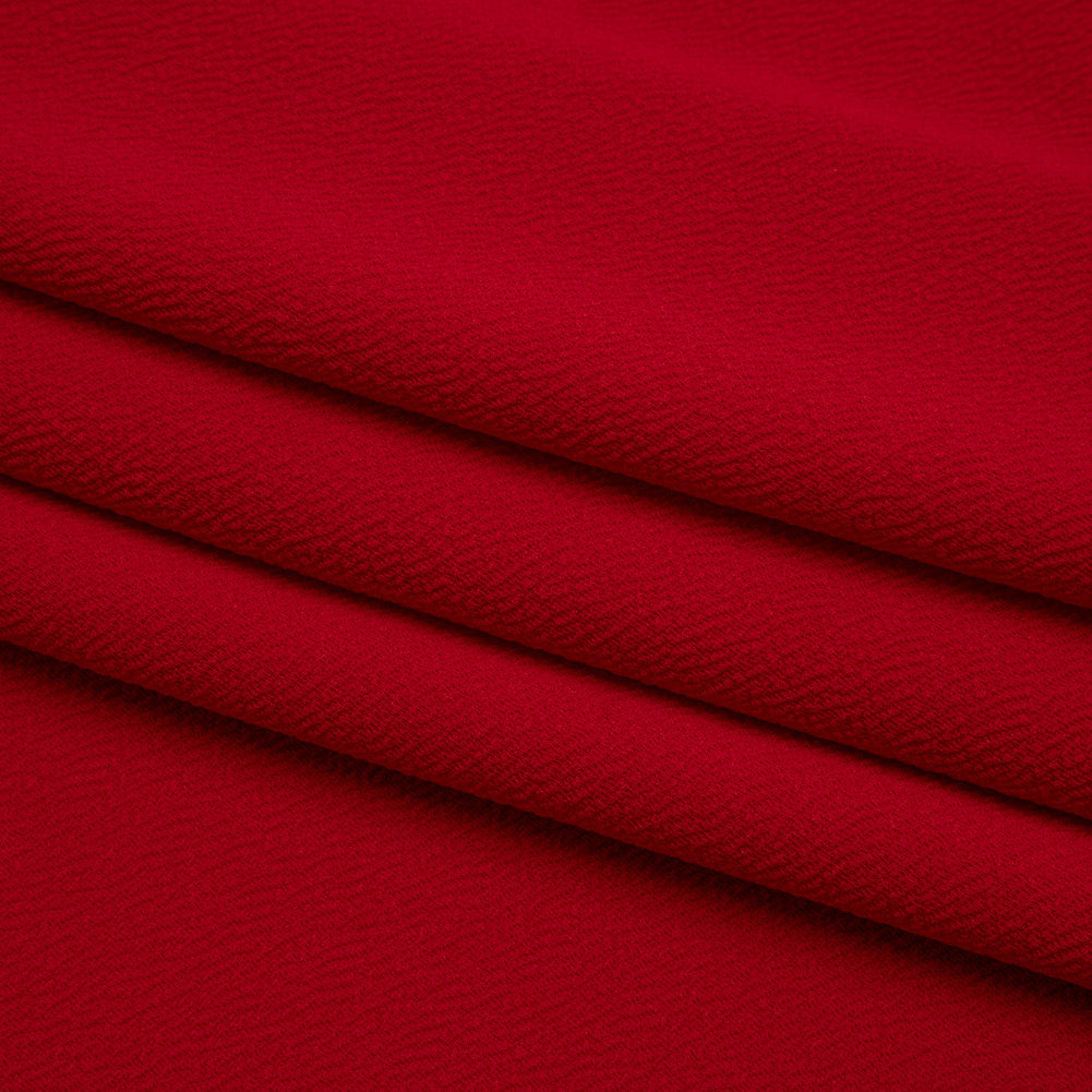 Stretch Liverpool Knit - Red - Evangeline Collection - Folded