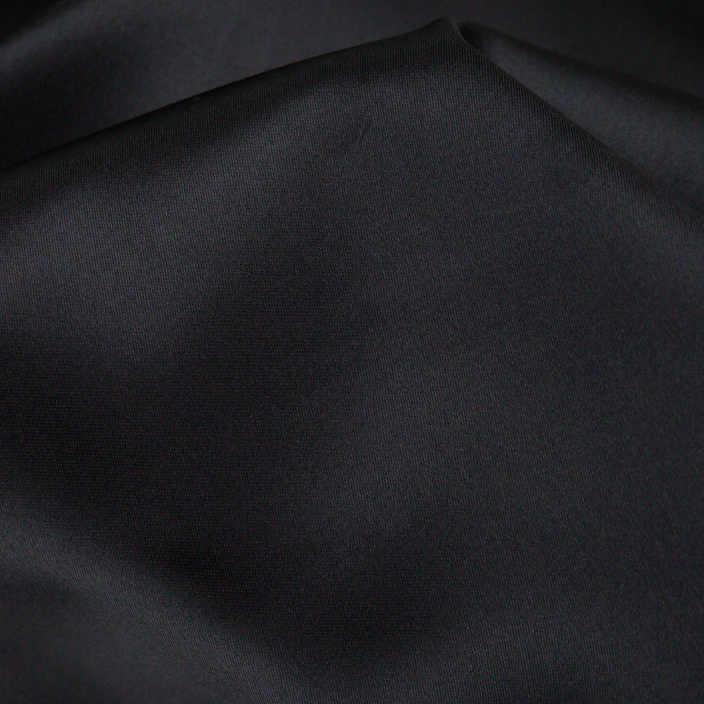 Jessica Black Stretch Satin - Detail