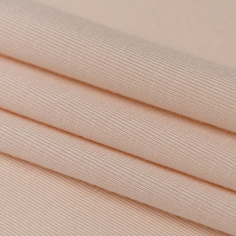 Vanilla Cream Stretch Rayon Jersey Folded