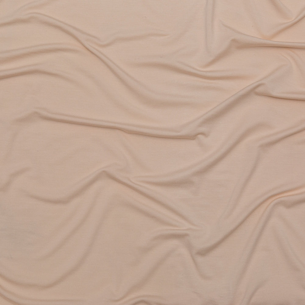 Vanilla Cream Stretch Rayon Jersey